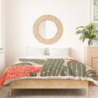 Mexico, Cactus Vintage Wall Art Duvet Cover Gallery Image 3