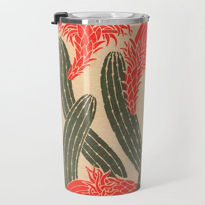 Mexico, Cactus Vintage Wall Art Travel Mug Gallery Image 3
