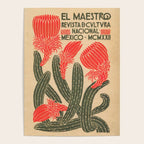 Mexico, Cactus Vintage Wall Art Poster Gallery Image 4