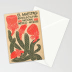 Mexico, Cactus Vintage Wall Art Stationery Card Gallery Image 2