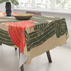 Mexico, Cactus Vintage Wall Art Tablecloth Gallery Image 3