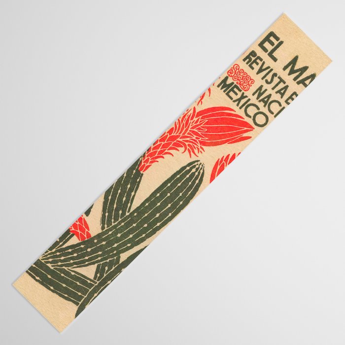 Mexico, Cactus Vintage Wall Art Table Runner Gallery Image 3