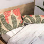 Mexico, Cactus Vintage Wall Art Pillow Sham Gallery Image 2