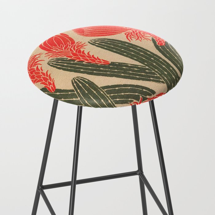Mexico, Cactus Vintage Wall Art Stool Gallery Image 2