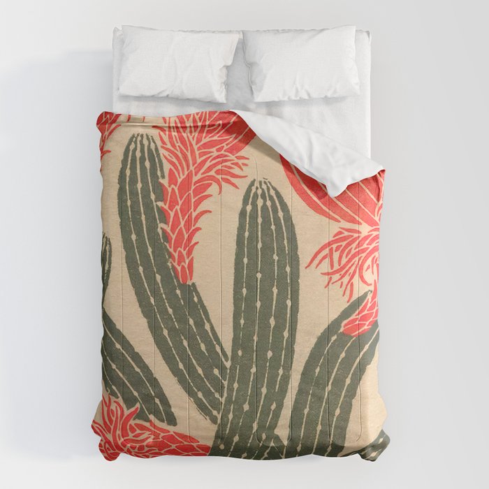 Mexico, Cactus Vintage Wall Art Comforter Gallery Image 6