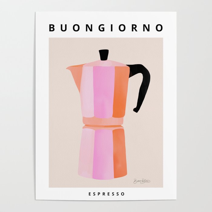 Moka Espresso Coffee Poster Gallery Image 1