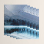 Mountainscape Under The Moonlight Wrapping Paper Gallery Image 3