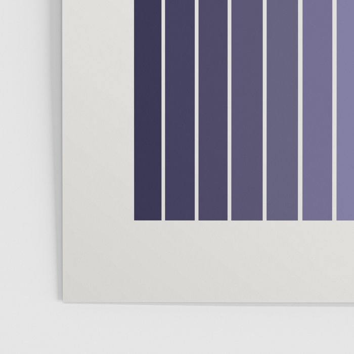 Gradient Arch XI Lavender Dusk Mid Century Modern Rainbow Poster Gallery Image 3