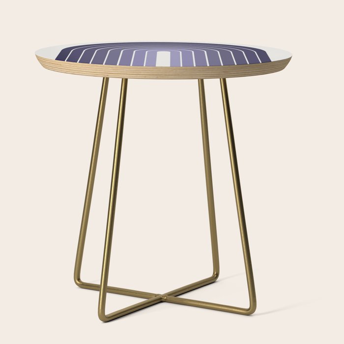 Gradient Arch XI Lavender Dusk Mid Century Modern Rainbow Side Table Gallery Image 1