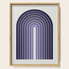 Gradient Arch XI Lavender Dusk Mid Century Modern Rainbow Serving Tray Gallery Image 1