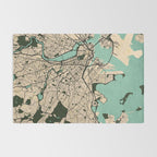 Boston City Map of the United States - Vintage Rug Gallery Image 2