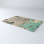 Boston City Map of the United States - Vintage Rug Gallery Image 3