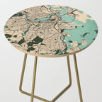 Boston City Map of the United States - Vintage Side Table Gallery Image 2