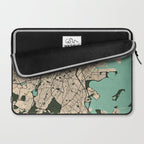 Boston City Map of the United States - Vintage Laptop Sleeve Gallery Image 2