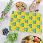 Retro earth planet cartoon character pattern Cutting Board Gallery Image 2