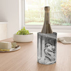 New York Public Library Lion and Facade New York City black and white photograph Wine Chiller Gallery Image 4