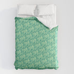 AT Pattern 3 Green Duvet Cover Gallery Image 6