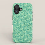 AT Pattern 3 Green iPhone Case Gallery Image 1