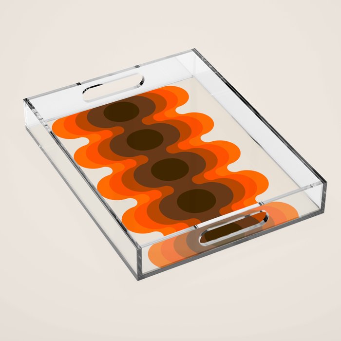 Echoes - Golden Acrylic Tray Gallery Image 1