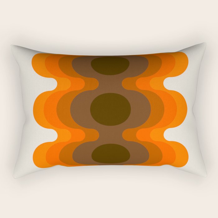 Echoes - Golden Rectangular Pillow Gallery Image 2