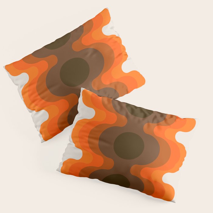 Echoes - Golden Pillow Sham Gallery Image 1