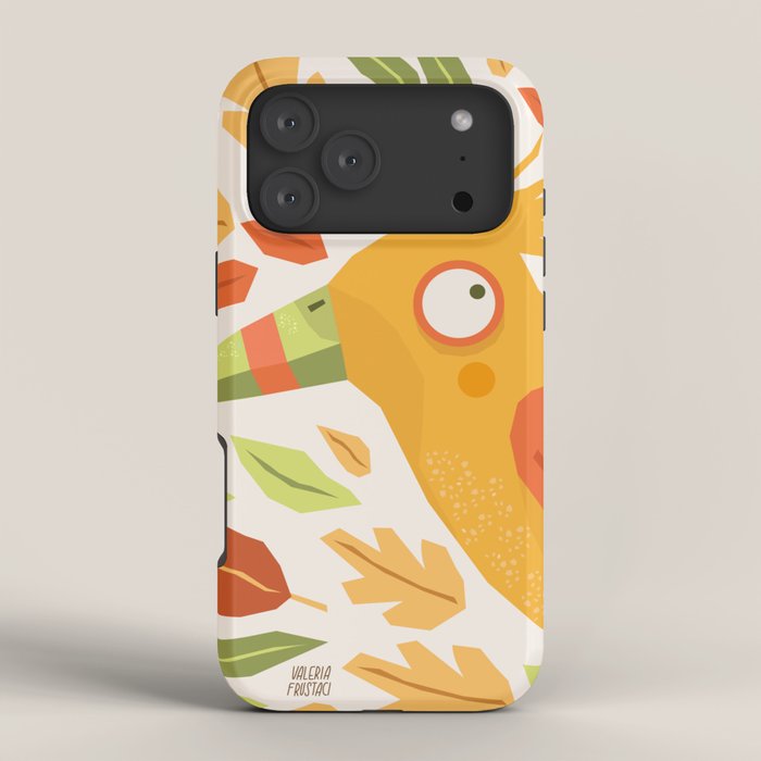 Autumn bird and leaves iPhone Case Gallery Image 4