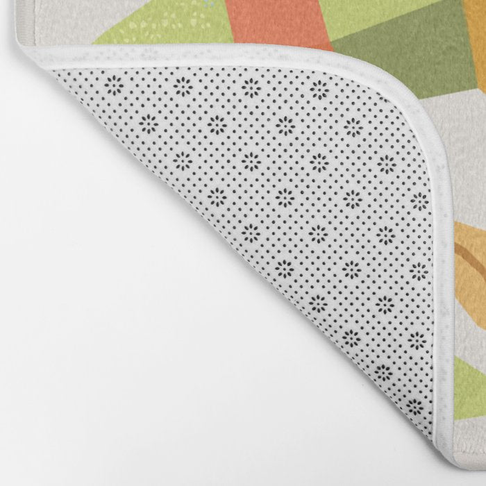 Autumn bird and leaves Bath Mat Gallery Image 2