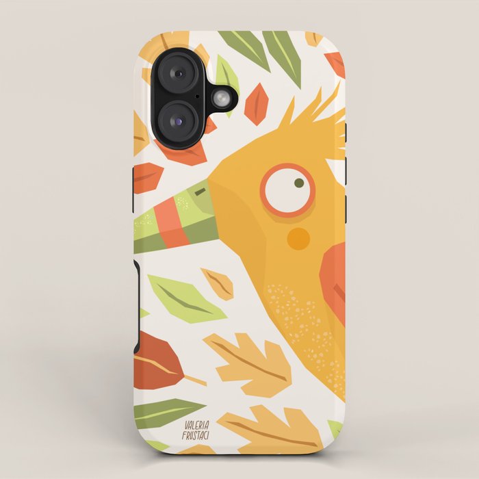 Autumn bird and leaves iPhone Case Gallery Image 1