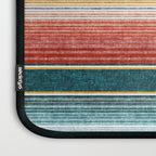 serape southwest stripe - orange & teal Laptop Sleeve Gallery Image 3