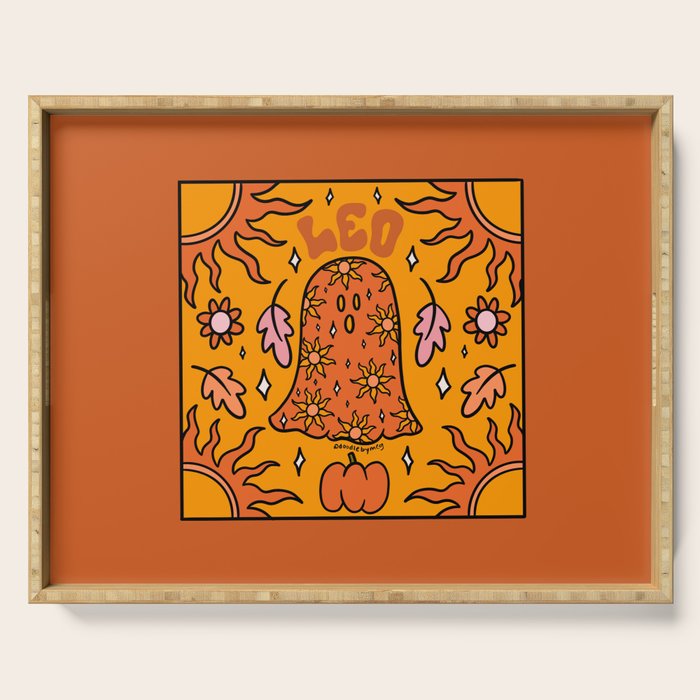 Leo Ghost Serving Tray Gallery Image 1