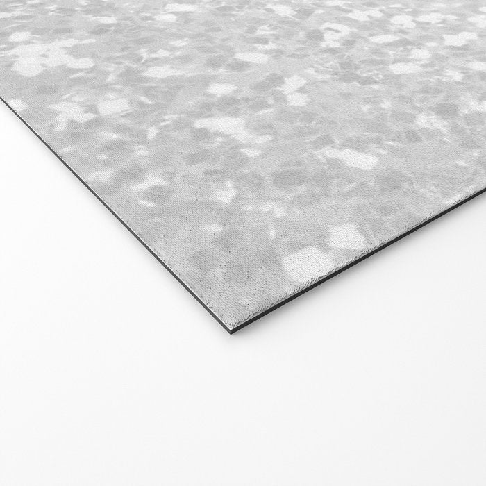 Chic elegant glamour white faux glitter Welcome Mat Gallery Image 2