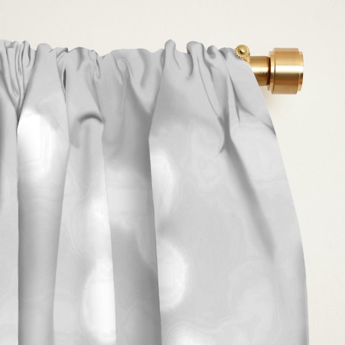 Chic elegant glamour white faux glitter Window Curtain Gallery Image 2