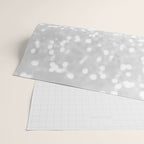 Chic elegant glamour white faux glitter Wrapping Paper Gallery Image 2