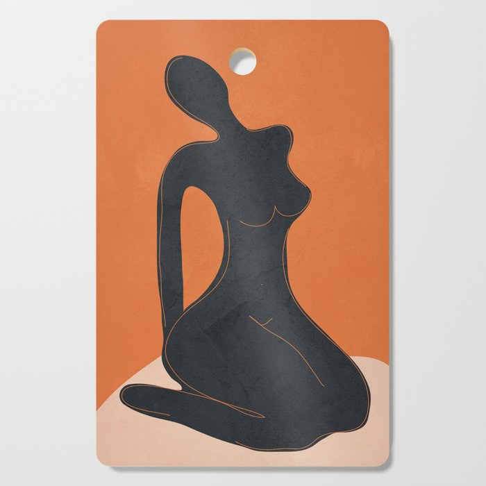 Abstract Nude II Cutting Board Gallery Image 1