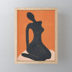 Abstract Nude II Mini Art Print Gallery Image 1