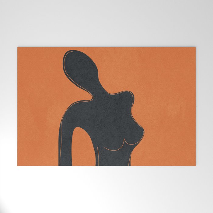 Abstract Nude II Welcome Mat Gallery Image 1