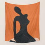 Abstract Nude II Wall Tapestry Gallery Image 4
