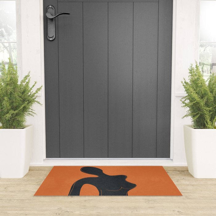 Abstract Nude II Welcome Mat Gallery Image 3