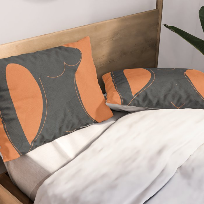 Abstract Nude II Pillow Sham Gallery Image 2