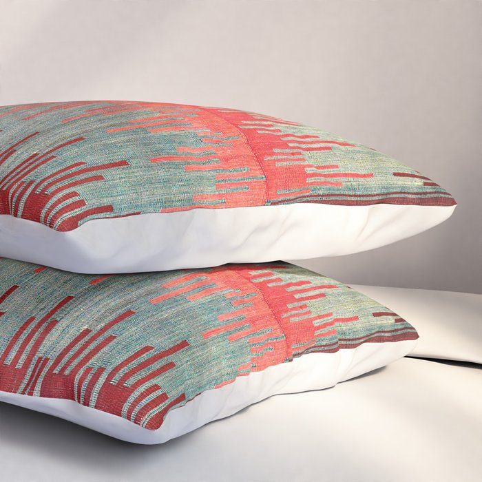 Sivas Antique Turkish Kilim Print Pillow Sham Gallery Image 3