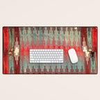 Sivas Antique Turkish Kilim Print Desk Mat Gallery Image 1