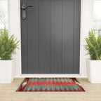 Sivas Antique Turkish Kilim Print Welcome Mat Gallery Image 3