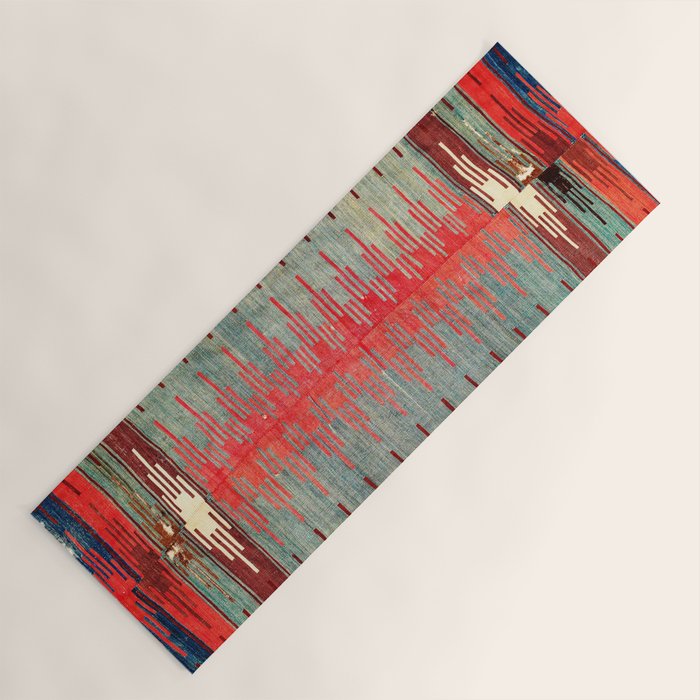 Sivas Antique Turkish Kilim Print Yoga Mat Gallery Image 1