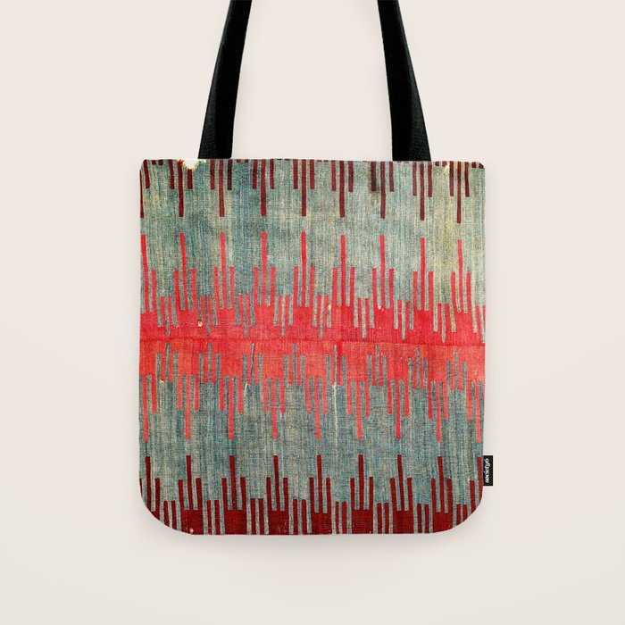 Sivas Antique Turkish Kilim Print Tote Bag Gallery Image 1