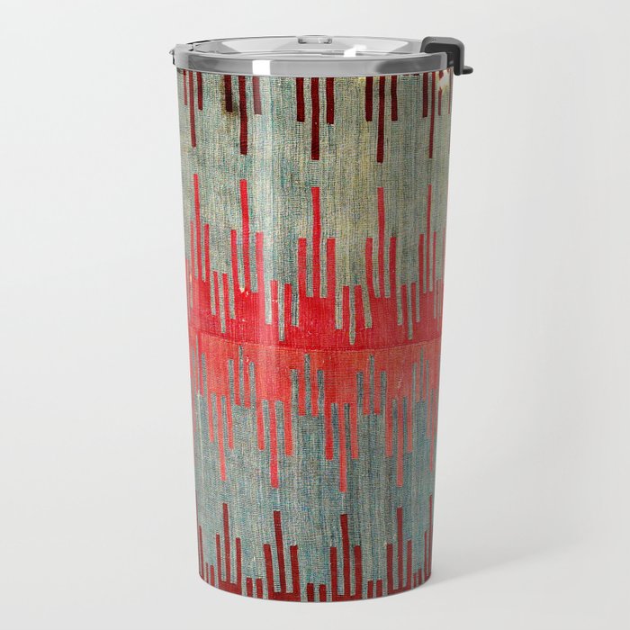 Sivas Antique Turkish Kilim Print Travel Mug Gallery Image 2
