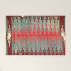 Sivas Antique Turkish Kilim Print Welcome Mat Gallery Image 1