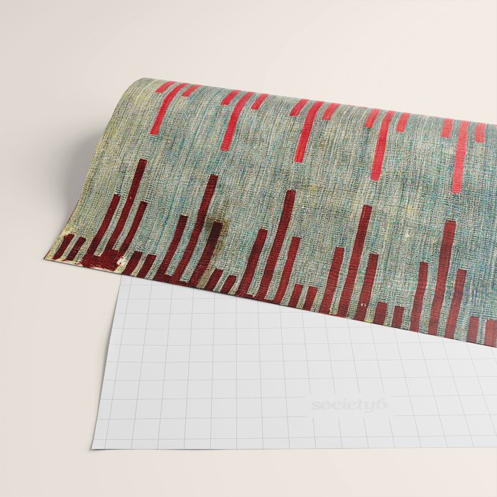 Sivas Antique Turkish Kilim Print Wrapping Paper Gallery Image 2