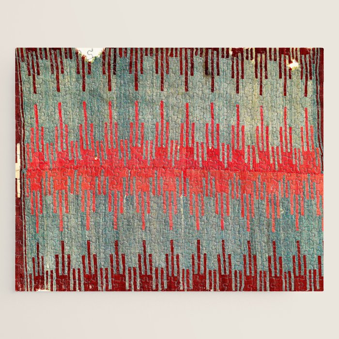 Sivas Antique Turkish Kilim Print Jigsaw Puzzle Gallery Image 1
