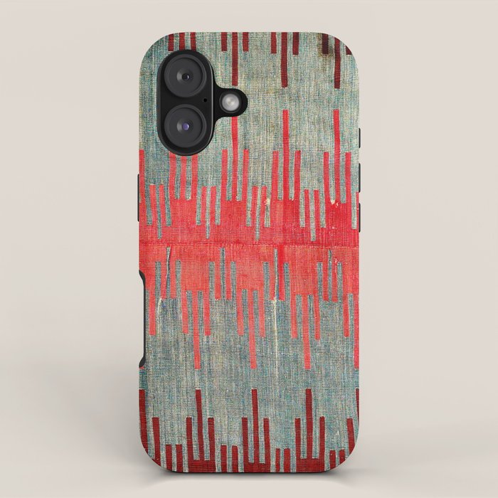 Sivas Antique Turkish Kilim Print iPhone Case Gallery Image 1