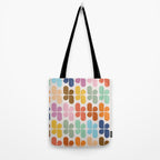 Retro Shapes Geometry Pattern Tote Bag Gallery Image 2